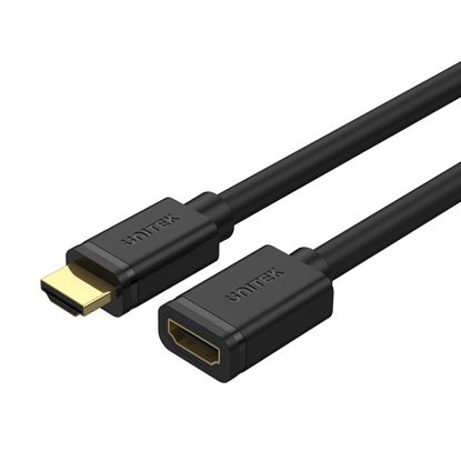 Picture of UNITEK 3M HDMI 2.0 Extension Male to HDMI Female Cable.