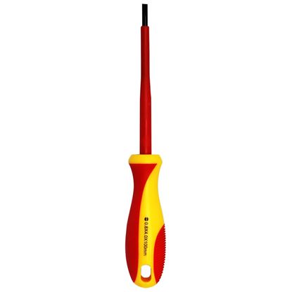 Picture of GOLDTOOL 100mm Electrical Insulated VDE Screwdriver. Tested to 1000