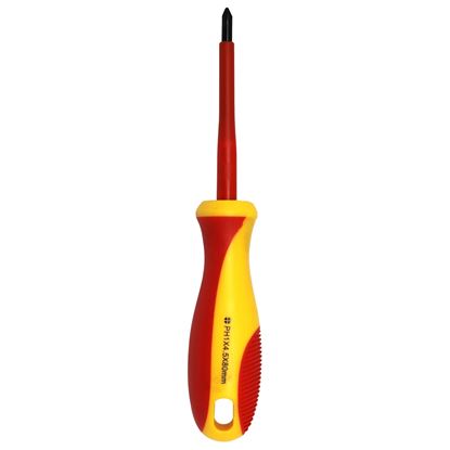 Picture of GOLDTOOL 80mm Electrical Insulated VDE Screwdriver. Tested to 1000