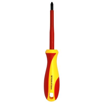 Picture of GOLDTOOL 100mm Electrical Insulated VDE Screwdriver. Tested to 1000