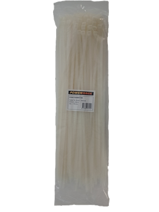 Picture of POWERFORCE Cable Tie Natural 550mm x 8mm Nylon Pack of 100.