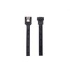 Picture of DYNAMIX 1m Right Angled SATA 6Gbs Data Cable with Latch. Black Colour