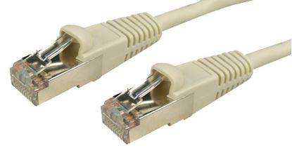 Picture of DYNAMIX 4m Cat5E 26AWG Beige STP Lead (T568A Specification) 26AWG