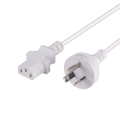 Picture of DYNAMIX 1.5M 3-Pin Plug to IEC C13 Female Plug 10A, SAA Approved