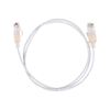 Picture of DYNAMIX 0.25m Cat6A 10G White Ultra-Slim Component Level UTP