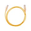 Picture of DYNAMIX 1.25m Cat6A 10G Yellow Ultra-Slim Component Level UTP