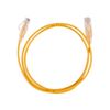 Picture of DYNAMIX 0.5m Cat6A 10G Yellow Ultra-Slim Component Level UTP