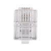 Picture of DYNAMIX RJ11 Plug 20pc Bag, 6P4C Modular Plug. 3 micron.