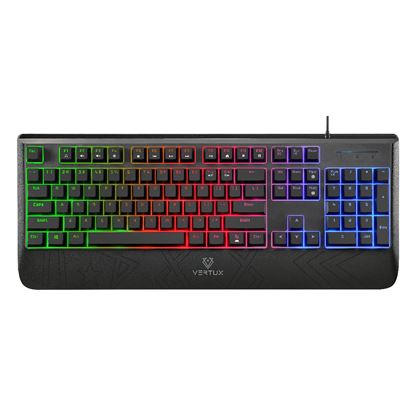 Picture of VERTUX Rapid Response Mechanical Gaming Keyboard with LED Backlight.