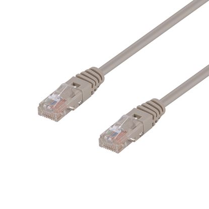 Picture of DYNAMIX 0.3m Cat5e Beige UTP Patch Lead (T568A Specification) 100MHz