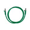 Picture of DYNAMIX 1m Cat6A S/FTP Green Slimline Shielded 10G Patch Lead.