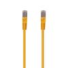 Picture of DYNAMIX 1m Cat6A S/FTP Yellow Slimline Shielded 10G Patch Lead.
