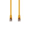 Picture of DYNAMIX 3m Cat6A S/FTP Yellow Slimline Shielded 10G Patch Lead.