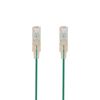 Picture of DYNAMIX 0.25m Cat6A 10G Green Ultra-Slim Component Level UTP