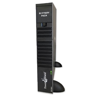 Picture of POWERSHIELD Rack/Tower (2RU) Battery bank. Includes 16x 12v.