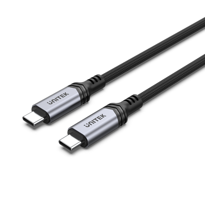 Picture of UNITEK 2M USB-C to USB-C Cable. Supports 240W Super Speed Fast