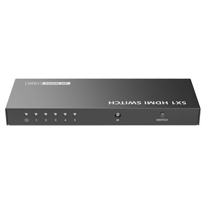Picture of LENKENG 4K 5-In-1-Out HDMI HDR Switch. Support 12 bit full HD