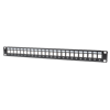 Picture of DYNAMIX Horizontal 19' 1RU Unloaded 24 Port UTP Patch Panel. RoHS