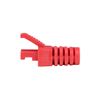 Picture of DYNAMIX RED RJ45 Strain Relief Boot - Slimline with Clip Protector