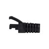 Picture of DYNAMIX BLACK RJ45 Strain Relief Boot - Slimline with Clip Protector
