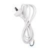 Picture of DYNAMIX 2M 2-Pin Plug to Bare End, 2 Core 0.75mm Cable, White Colour,