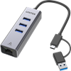 Picture of UNITEK 4-in-1 USB Multi-port Hub with 2-in-1 Connectors (USB-C &