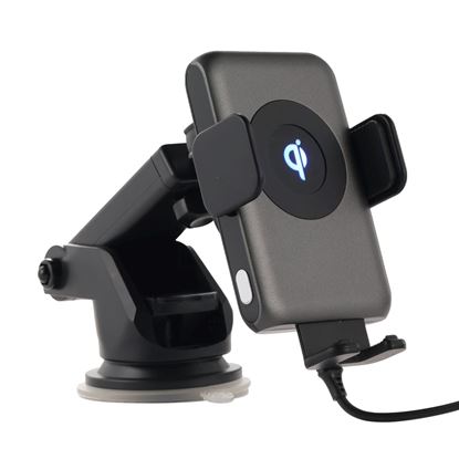 Picture of JACKSON 10W Qi Wireless In-Car Phone Charger with Cradle, Vent &