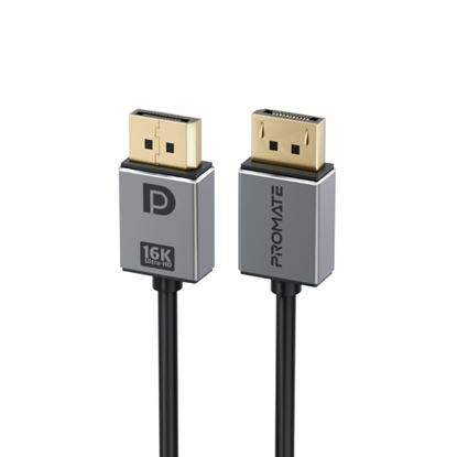 Picture of PROMATE 2m 2.0 DisplayPort Cable. Supports HD up to 16K@60Hz.