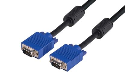 Picture of DYNAMIX 1m VESA DDC1 & DDC2 VGA Male/Male Cable - Moulded,