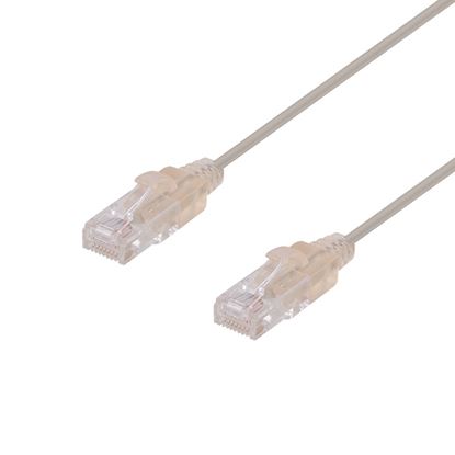 Picture of DYNAMIX 0.75m Cat6A 10G Beige Ultra-Slim Component Level UTP