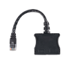 Picture of DYNAMIX RJ45 Dual Adapter (2x Analogue Ph.) with short cable
