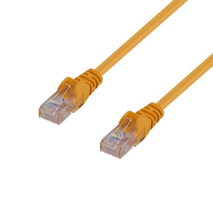 Picture of DYNAMIX 0.5m Cat6 Yellow UTP Patch Lead (T568A Specification) 250MHz