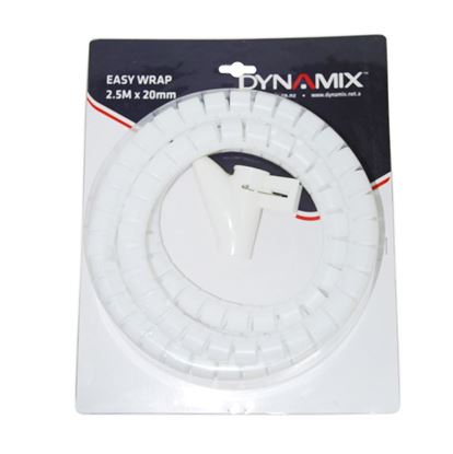 Picture of DYNAMIX 2.5mx20mm Easy Wrap - Cable Management Solution, Blister