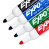Picture of EXPO Dry Erase Markers Bullet Marker 4-Pack. 4x Assorted Colours.