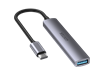 Picture of UNITEK 4-in-1 USB Multi-port Ultra Slim Hub with USB-C Connector.