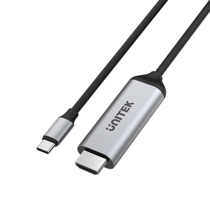 Picture of UNITEK 1.8m USB-C to HDMI cable. Premium  Audio Video UltraHD.