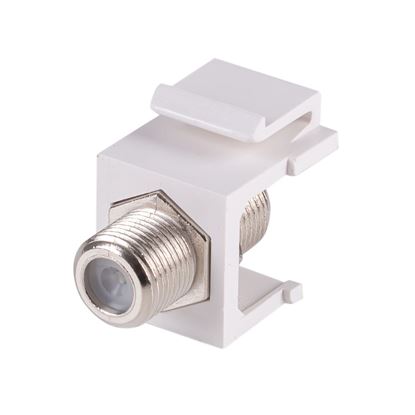 Picture of DYNAMIX F to F Keystone Adapter Female Connectors on the Front and