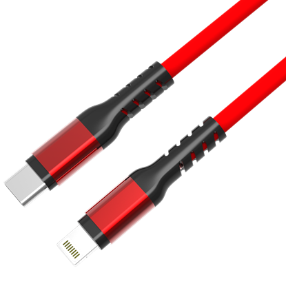 Picture of UNITEK 1m MFi USB-C to Lightning Connector Cable. Apple Certified