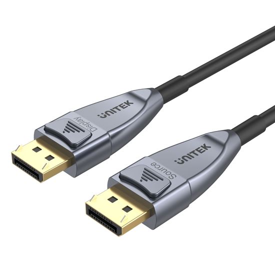 Picture of UNITEK 30M Ultrapro DisplayPort 1.4 Active Optical Cable.
