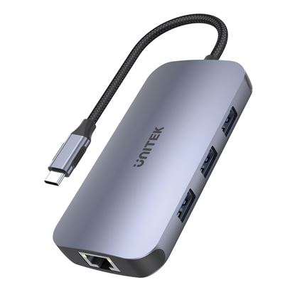Picture of UNITEK 9-in-1 USB 3.1 Multi-Port Hub with USB-C Connector, Includes