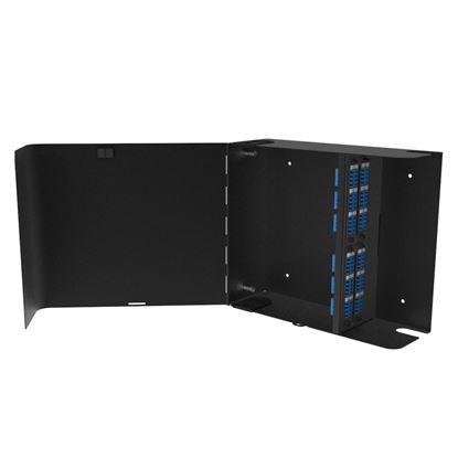 Picture of DYNAMIX Unloaded Wall Mount Fibre Enclosure with 4x MPO Slots.