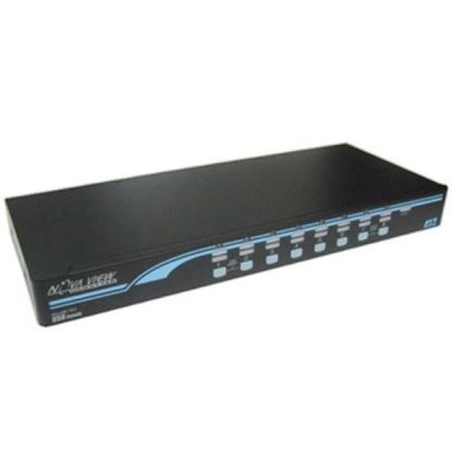 Picture of REXTRON 1-16 USB/PS2 Hybrid KVM Switch with USB Console Ports.
