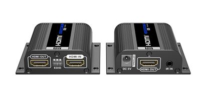 Picture of LENKENG HDMI & IR Extender Kit over Cat6 with EDID switch. Local