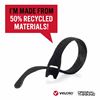 Picture of VELCRO Brand ECO Pre-cut 6pk Straps Made from 50% Recycled Materials.