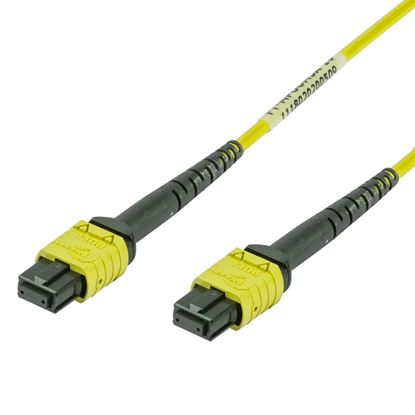 Picture of DYNAMIX 5M MPO APC ELITE Trunk Single-mode Fibre Cable. POLARITY C