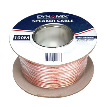 Picture of DYNAMIX 50m 14AWG/2.08mm Speaker Cable, OFC 42/0.25BCx2C,
