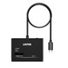 Picture of UNITEK NVMe M.2 SSD Enclosure Adapter with 100cm Cable.