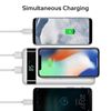 Picture of PROMATE 20000mAh Wireless Charging Power bank with LED display. 3 USB