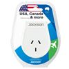 Picture of JACKSON Slim Outbound Travel Adaptor for use in USA/Canada.