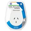 Picture of JACKSON Slim Outbound Travel Adaptor for use in Sri Lanka, Parts